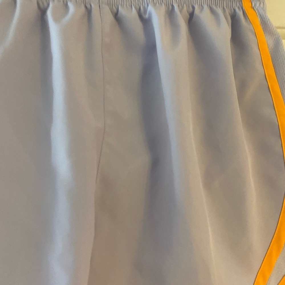 Nike Women's Light Purple and Orange Shorts - Picture 2 of 3